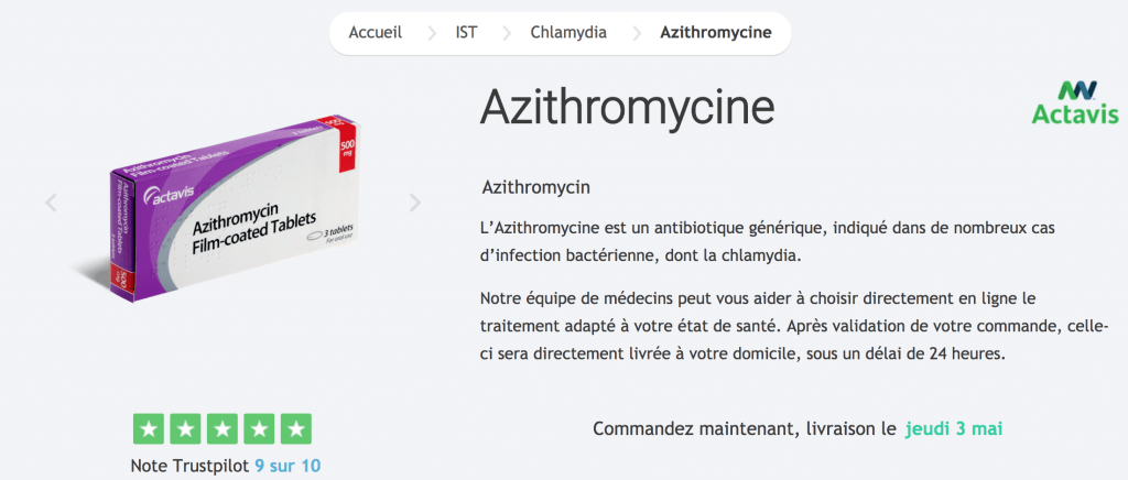 Avis positifs sur l'achat Aythromycine sur Truspilot : un gage de confiance et de qualité